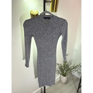 Naked Wardrobe dress bodycon midi SM/Med layering outfit sexy date going out EUC